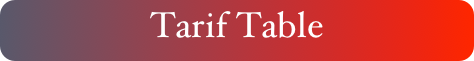 Tarif Table 